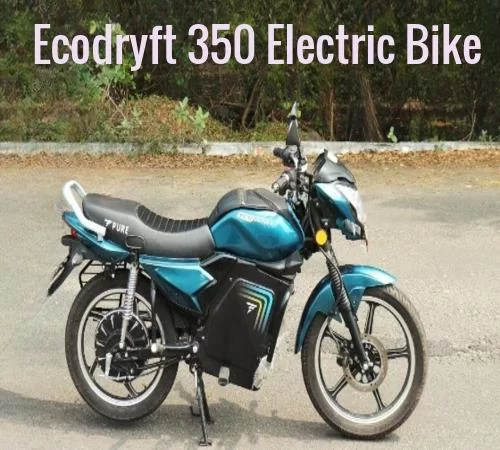 Fear of ecoDryft 350 Powerful electric Bike, Goes 170 Km in One Charge