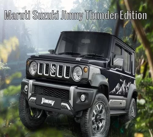 Maruti Suzuki Jimny Thunder Edition Launched at Rs 10.74 Lakh in