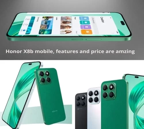 Honor X8b 5g comes with massive 128 GB, 256 GB, and 512 GB memories