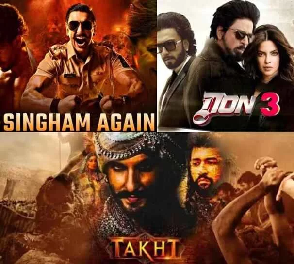 List of Ranveer Singh's upcoming movies in 2024 -2025 with release date