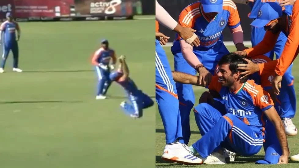 Video: Ravi Bishnoi Shows his Superman Avatar, Caught a Brilliant Catches against ZIM