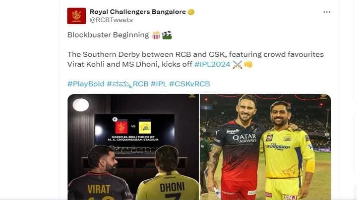 CSK vs RCB
