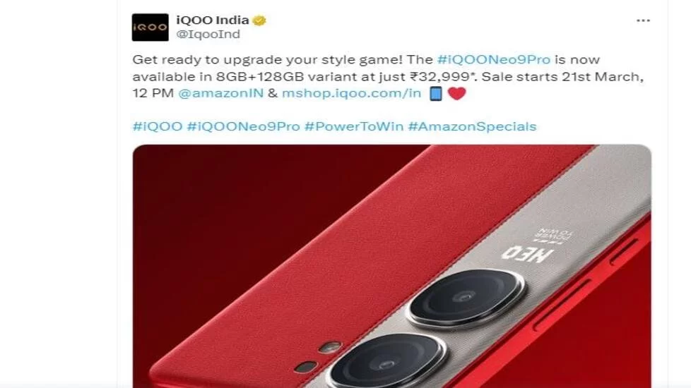 iQOO Neo 9 Pro 